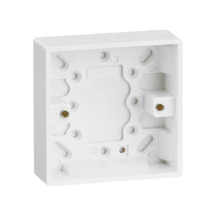 1 GANG 25MM PATTRESS BOX E76