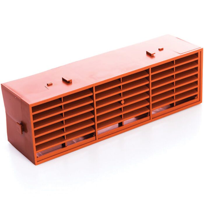 PLASTIC AIRBRICK 9" X 3" - TERRACOTTA
