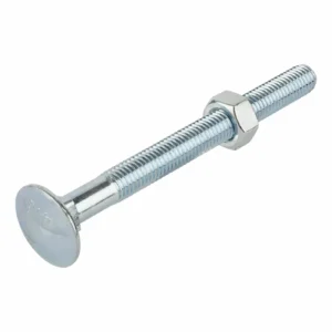JG CUP SQ HEX BOLT & NUT BZP M10 X 200 (4) B4CSZ10200