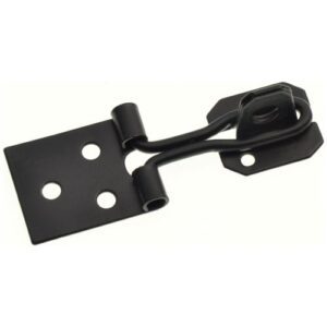 HASP & STAPLE WIRE 75MM - BLACK HQ1883