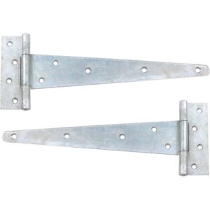 JG 121 MEDIUM TEE HINGE 12" - BZP (PAIR) H5H121Z120