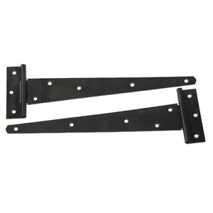JG 121A LIGHT TEE HINGE 6" - BLACK (PAIR) H5H121AB060