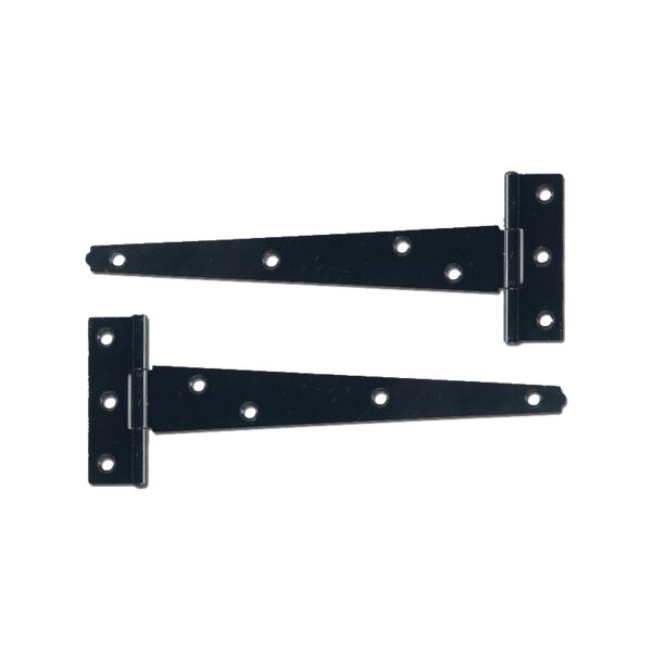 JG 121A LIGHT TEE HINGE 9" - BLACK (PAIR) H5H121AB090