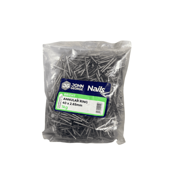 JG ANNULAR RING NAIL BRIGHT 40MM - 1KG N2ASB40265