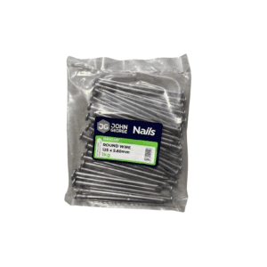 JG BRIGHT ROUND WIRE NAILS 125MM - 1KG N2RSB4125