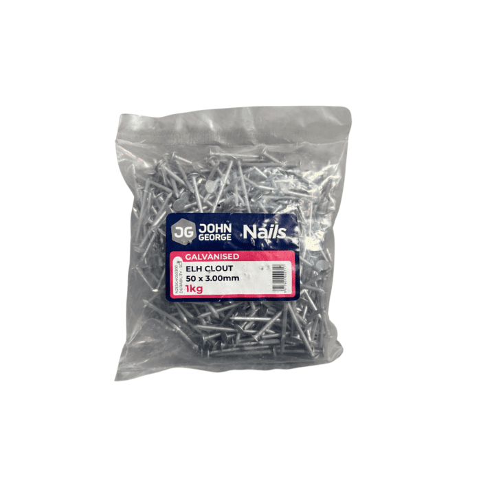 ELH CLOUT NAILS GALV 50MM - 1KG
