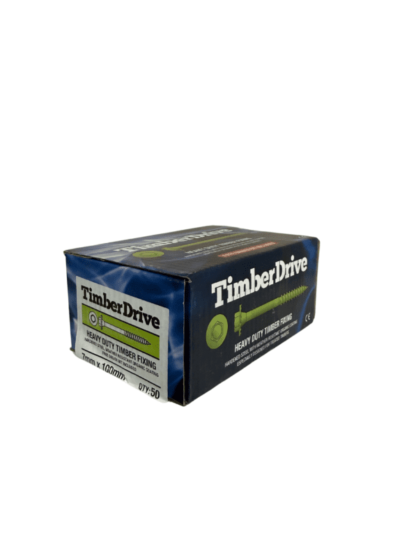 OJ TIMBERDRIVE SCREW 7 X 100MM (50)