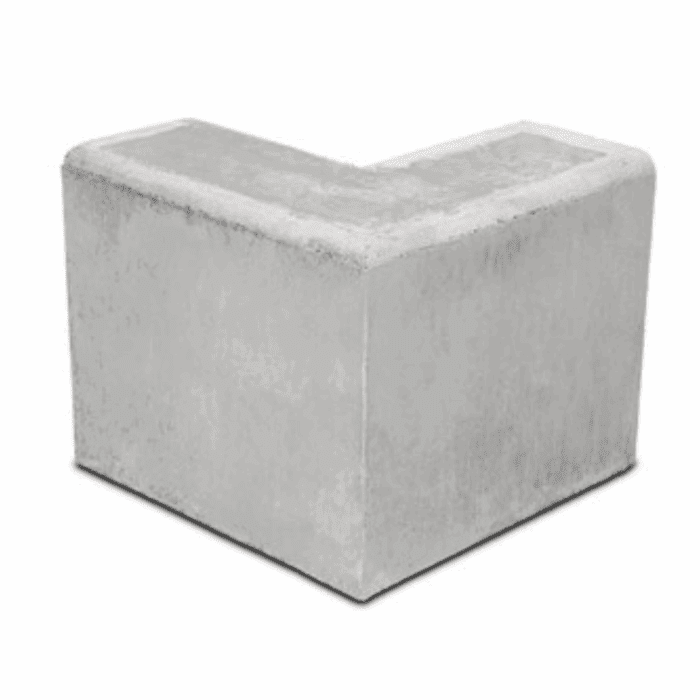 BN2 (5"X10") BNXA BULLNOSE EXTERNAL  ANGLE KERB (CORNER) (ANGB02)