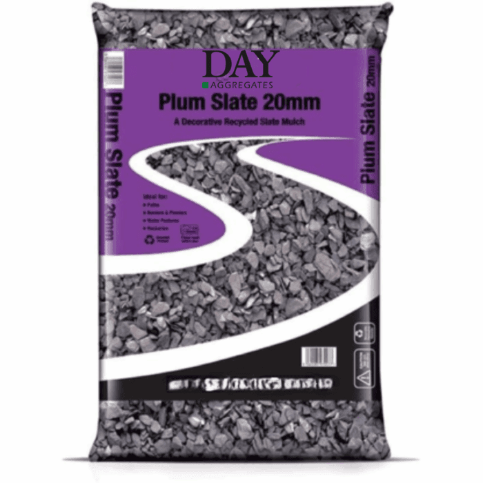 MINI BAG - PLUM SLATE CHIPPINGS 40MM