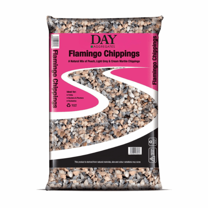 MINI BAG - FLAMINGO CHIPPINGS 14-20MM