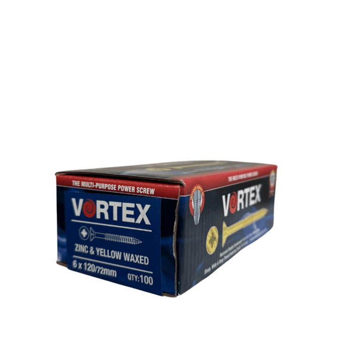 VORTEX WOODSCREWS 6.0 X 120MM (100)