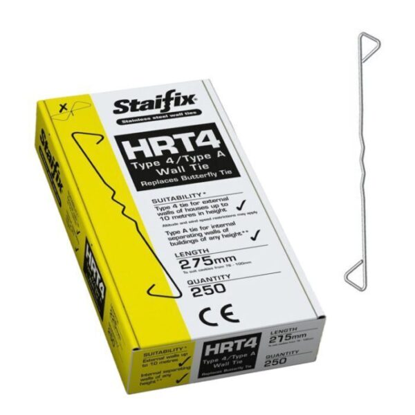 HRT4 275MM WALL TIES (BOX 250)