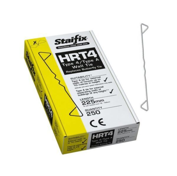 HRT4 225MM WALL TIES (BOX 250)