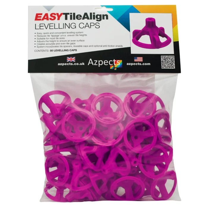 AZPECTS EASYTILE ALIGN CAPS PACK (50) (6510)