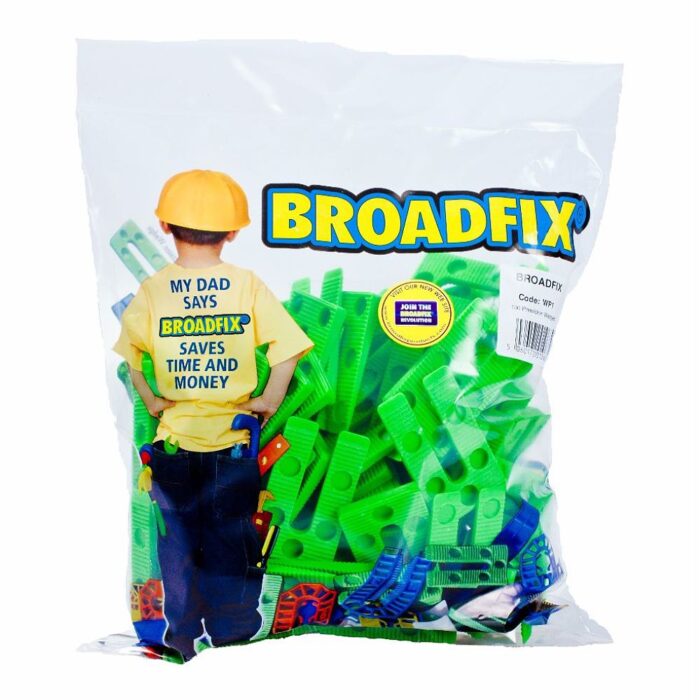 BROADFIX GREEN WEDGEPACKERS 45 X 77MM (100)