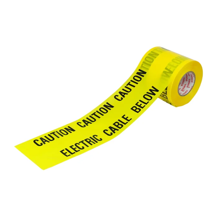CAUTION ELECTRIC TAPE 150MM X 365M