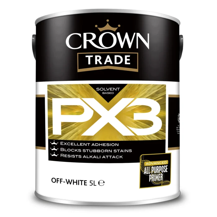 CROWN ALL PURP PRIMER PX3 5L - OFF WHITE