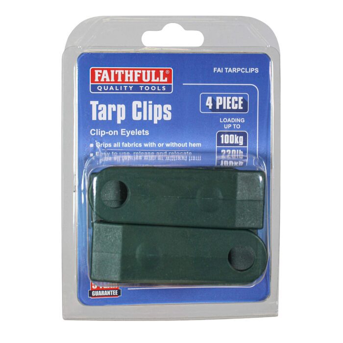 FAITHFUL TARP CLIPS (4)