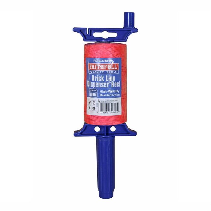 FAITHFULL BRICK LINE ON DISPENSER REEL 100M