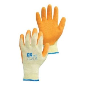 OX LATEX GRIP GLOVES - SIZE 10 (XL) S241610