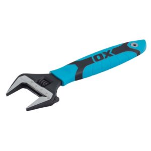 OX PRO ADJUSTABLE WRENCH 8" EXTRA WIDE (P324608)