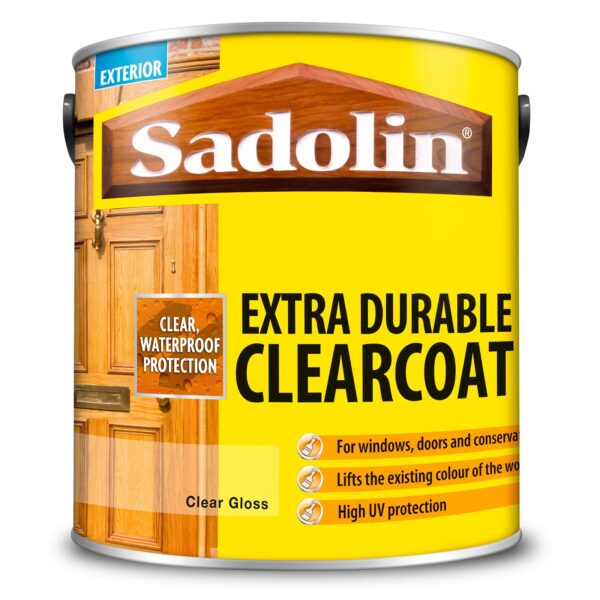 SADOLIN EXTRA DURABLE CLEAR COAT 2.5L - GLOSS