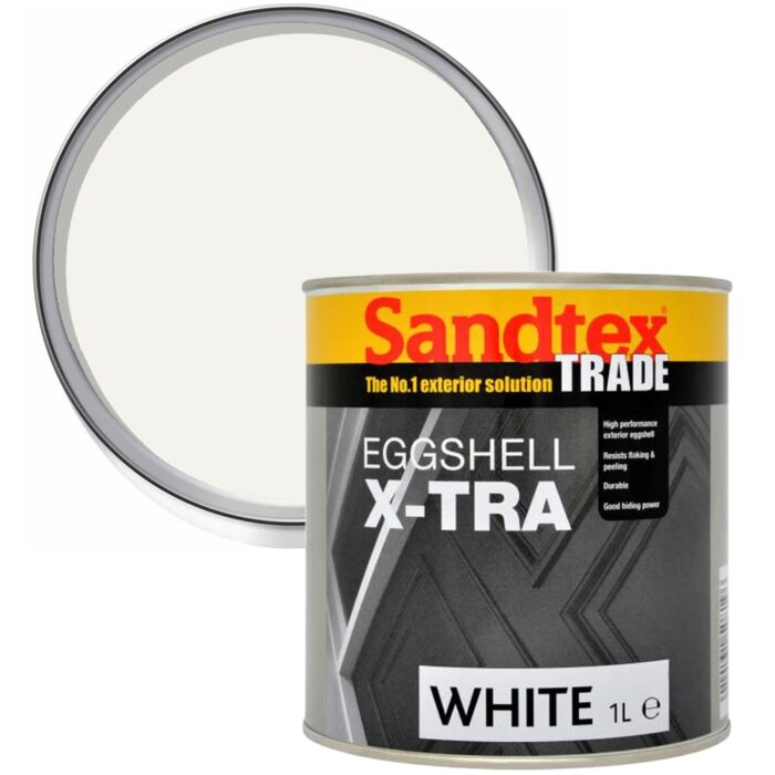 SANDTEX EGGSHELL XTRA 1L - WHITE