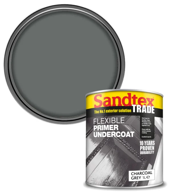 SANDTEX FLEX PRIMER UNDERCOAT 1L - CHARCOAL GREY