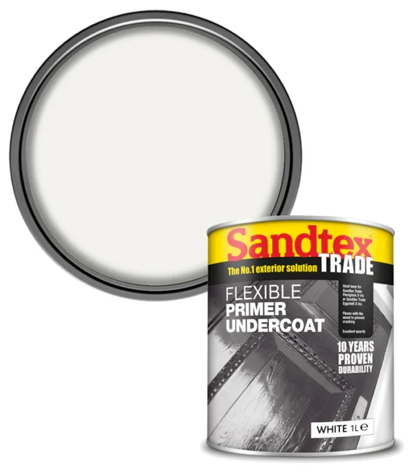 SANDTEX FLEX PRIMER UNDERCOAT 1L - WHITE