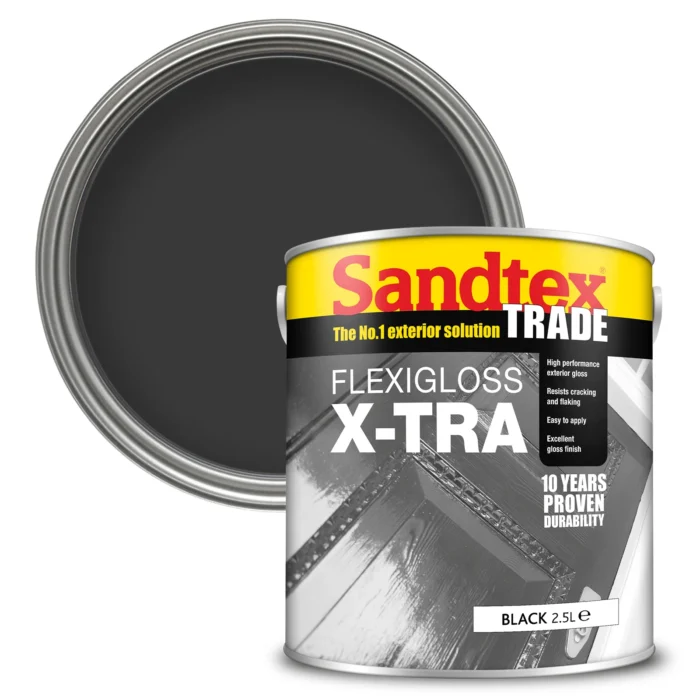 SANDTEX FLEXIGLOSS XTRA 2.5L - BLACK