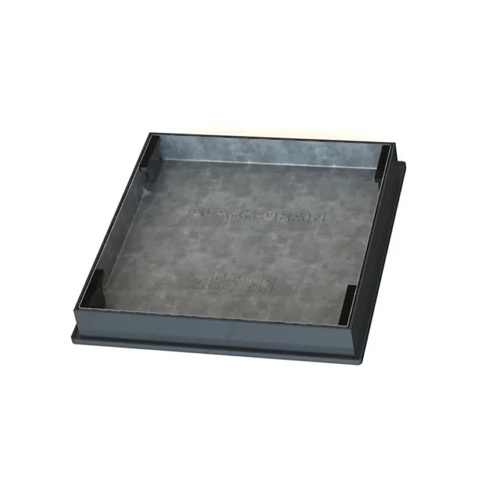 600 X 600 X 80MM 10T RECESSED BLOCK PAVE COVER & POLY FRAME (CD791R)