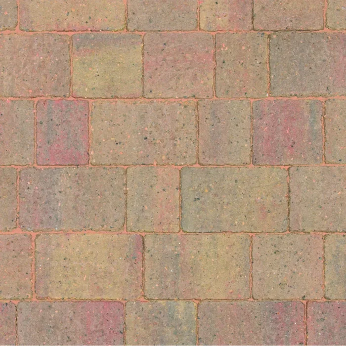 BRETT ALPHA TRIO PAVING 50mm - AUTUMN GOLD 10.82m2 PER PACK (PRICE PER PACK)