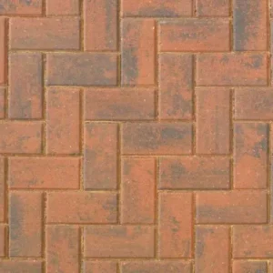 BRETT OMEGA BLOCK PAVING 200 x 100 x 60mm BRINDLE (PRICE PER SQ. METRE)
