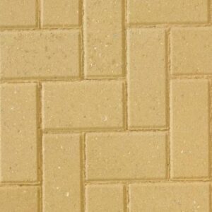 BRETT OMEGA BLOCK PAVING 200 x 100 x 60mm BUFF (PRICE PER SQ. METRE)