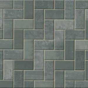 BRETT OMEGA BLOCK PAVING 200 x 100 x 60mm SILVER HAZE (PRICE PER SQ. METRE)
