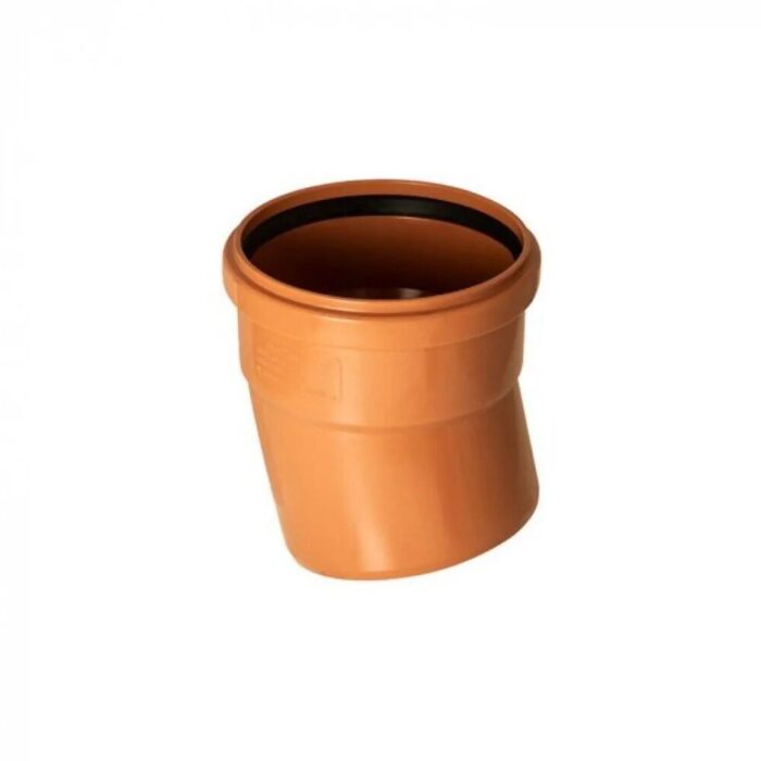 FLOPLAST 160MM UNDERGROUND 15 DEG BEND S/S 6D167