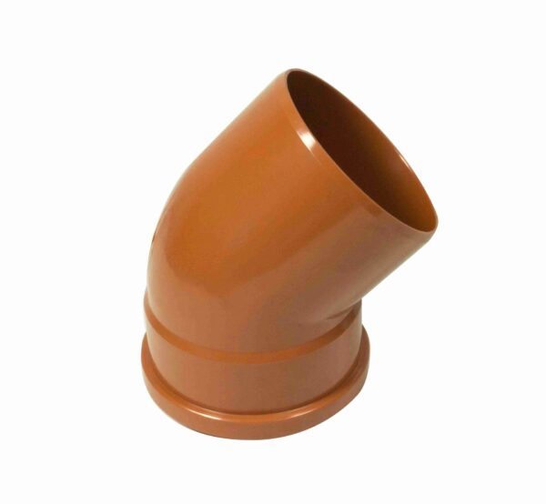 FLOPLAST 160MM UNDERGROUND 45 DEG BEND S/S 6D163