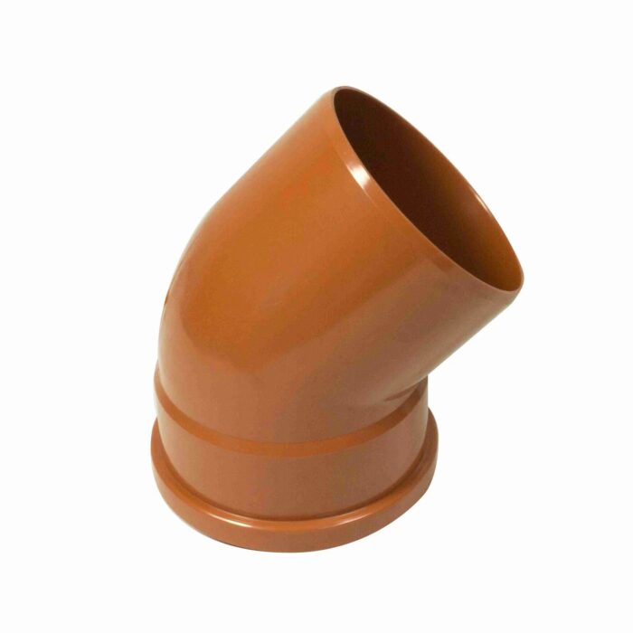 FLOPLAST 160MM UNDERGROUND 45 DEG BEND S/S 6D163