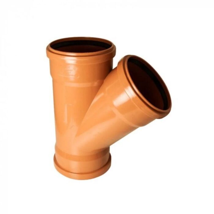 FLOPLAST 160MM UNDERGROUND 45 DEG JUNCTION D/S 6D210
