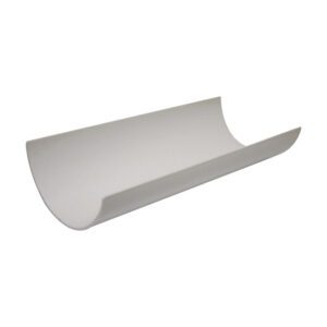 GUTTER HALF ROUND 112MM - 2M WHITE AG2W