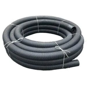 PERFORATED LAND DRAIN 100MM X 25M COIL BLACK