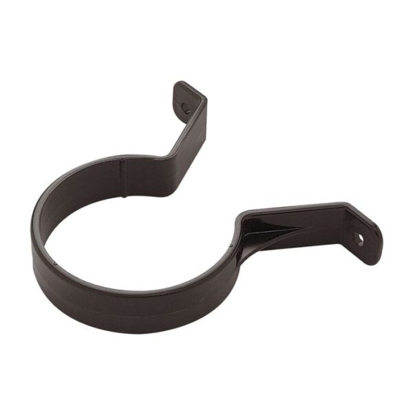 ROUND DOWNPIPE BRACKET 68MM - BLACK AC1BL