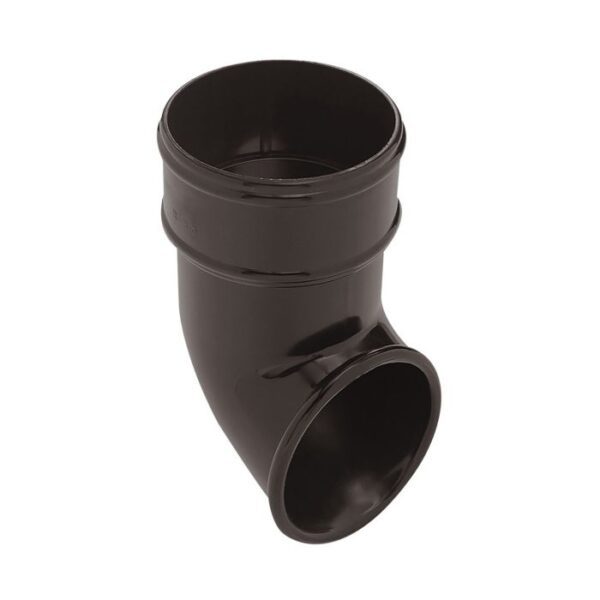 ROUND DOWNPIPE SHOE 68MM - BLACK AB3BL