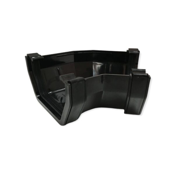 SQUARE GUTTER ANGLE 112MM - 135° BLACK AAS2BL