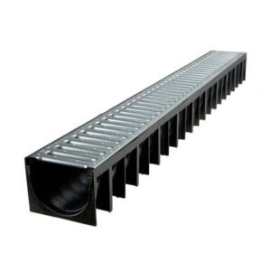 MUFLE CHANNEL C/W GALV GRATE 1000MM