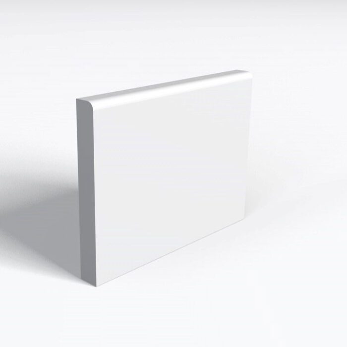 18mm x 57mm x 4.2mtr MR MDF PRIMED PENCIL RND ARCHITRAVE  - FSC Mix 70%