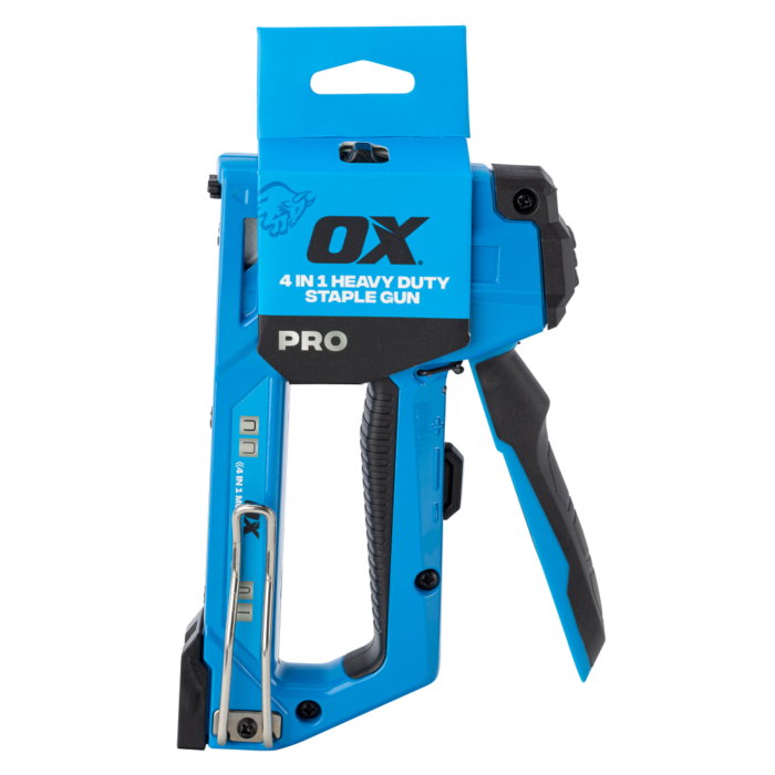 OX PRO 4 in 1 HEAVY DUTY STAPLE GUN (P316204)