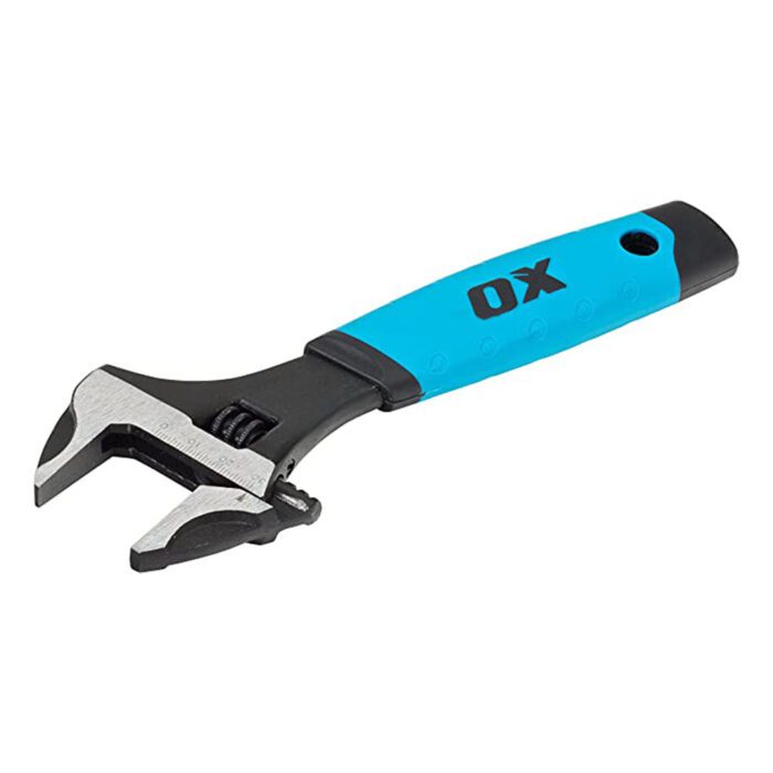 OX PRO ULTRA WIDE JAW ADJUSTABLE WRENCH -150mm (P324606)