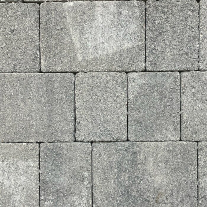 CASTACRETE SILVER GREY "AGED"  EFFECT BLOCK PAVING 50mm -  3 SIZE MIXED PACK  - 11.52m2