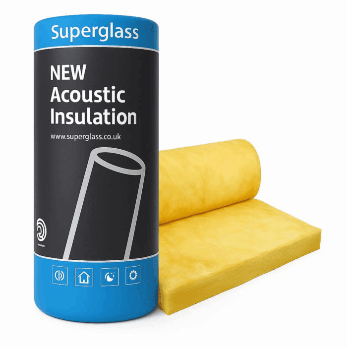 SUPERGLASS ACOUSTIC PARTITION ROLL(APR) - 25mm (27M2 PER PACK ) (WIDTH 2X600mm)